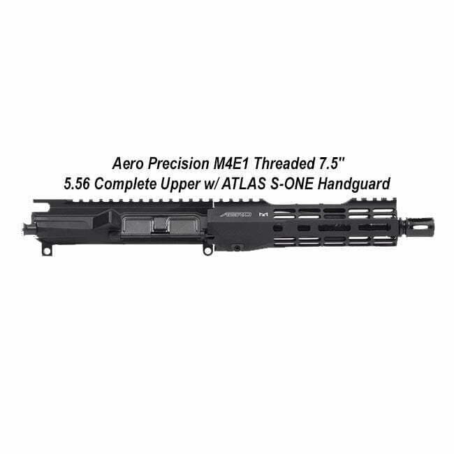AERO Precision M4E1 Threaded 7.5" 5.56 Complete Upper w/ ATLAS S-ONE Handguard - Thumbnail 1