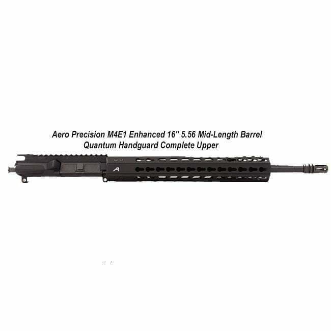 AERO Precision M4E1 Enhanced 16" 5.56 Mid-Length Complete Upper w/Quantum Handguard - Thumbnail 1