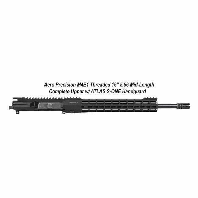 AERO Precision M4E1 Threaded 16" 5.56 Mid-Length Complete Upper w/ ATLAS S-ONE Handguard - Thumbnail 1