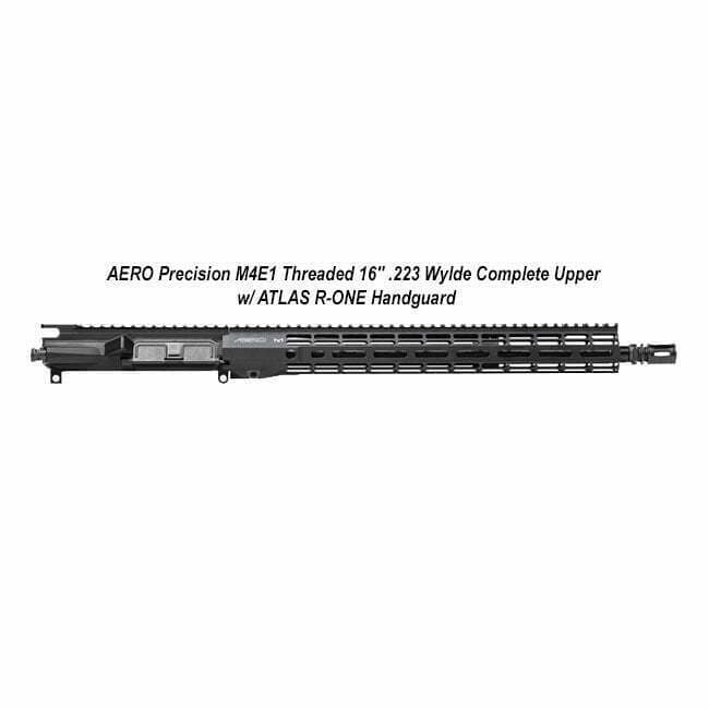 AERO Precision M4E1 Threaded 16" .223 Wylde Complete Upper w/ ATLAS R-ONE Handguard - Thumbnail 1