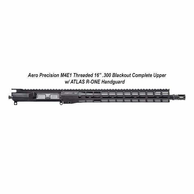 AERO Precision M4E1 Threaded 16" .300 Blackout Complete Upper w/ ATLAS R-ONE Handguard - Thumbnail 1