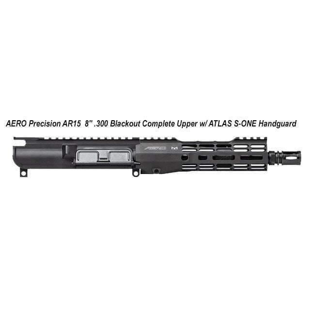 AERO Precision AR15 8" .300 Blackout Complete Upper w/ ATLAS S-ONE Handguard - Thumbnail 1