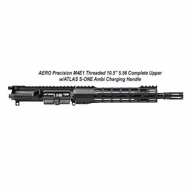 AERO Precision M4E1 Threaded 10.5" 5.56 Complete Upper w/ATLAS S-ONE Ambi Charging Handle - Thumbnail 1