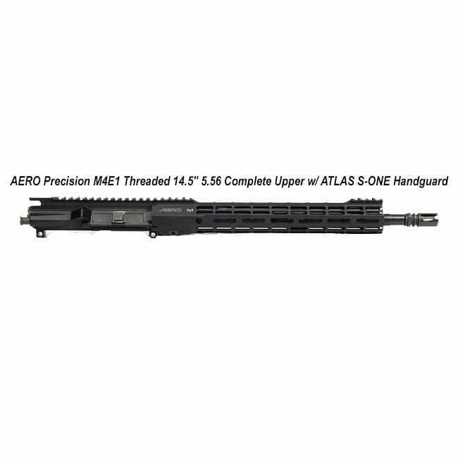 AERO Precision M4E1 Threaded 14.5" 5.56 Complete Upper w/ ATLAS S-ONE Handguard - Thumbnail 1