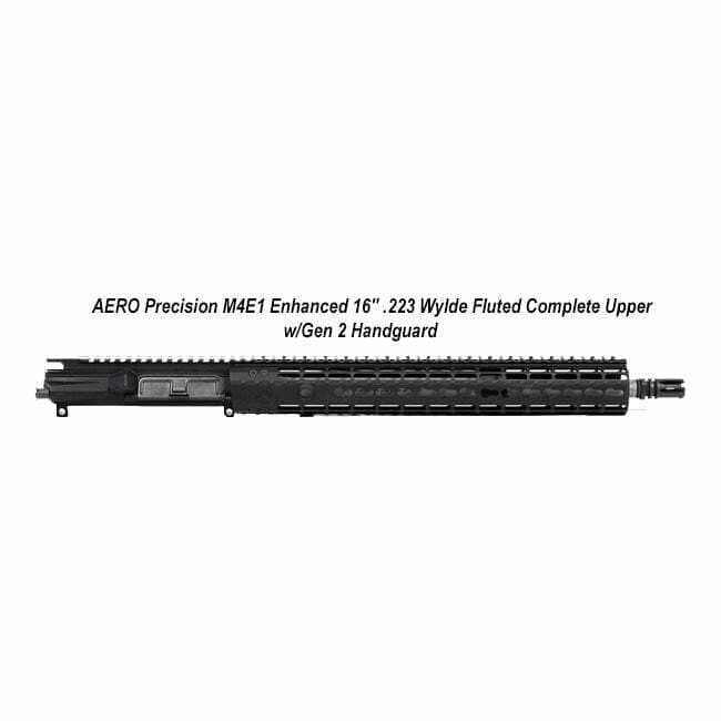 AERO Precision M4E1 Enhanced 16" .223 Wylde Fluted SS Complete Upper w/Gen 2 Handguard - Thumbnail 1