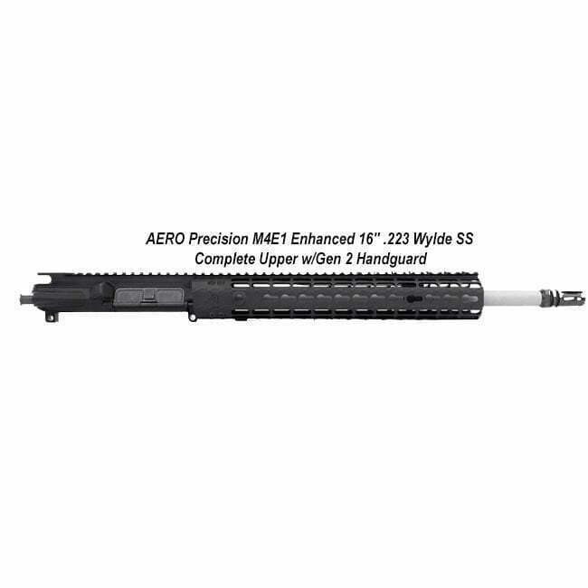 AERO Precision M4E1 Enhanced 16" .223 Wylde SS Complete Upper w/Gen 2 Handguard - Thumbnail 1