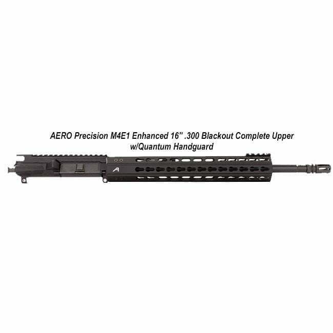 AERO Precision M4E1 Enhanced 16" .300 Blackout Complete Upper w/Quantum Handguard - Thumbnail 1