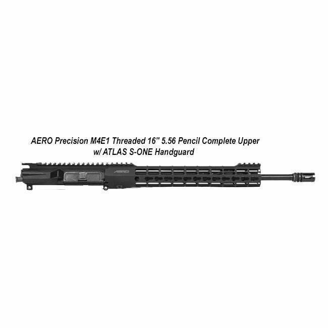 AERO Precision M4E1 16" 5.56 Pencil Complete Upper w/ ATLAS S-ONE Handguard - Thumbnail 1