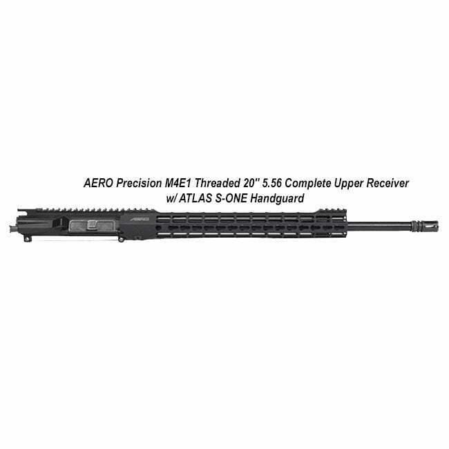 AERO Precision M4E1 Threaded 20" 5.56 Complete Upper w/ ATLAS S-ONE Handguard - Thumbnail 1