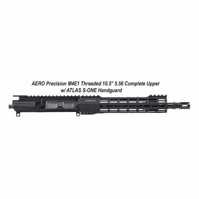 AERO Precision M4E1 Threaded 10.5" 5.56 Complete Upper w/ ATLAS S-ONE Handguard - Thumbnail 1