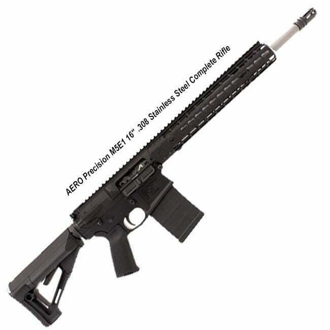 AERO Precision M5E1 16" .308 Stainless Steel Complete Rifle - Thumbnail 1