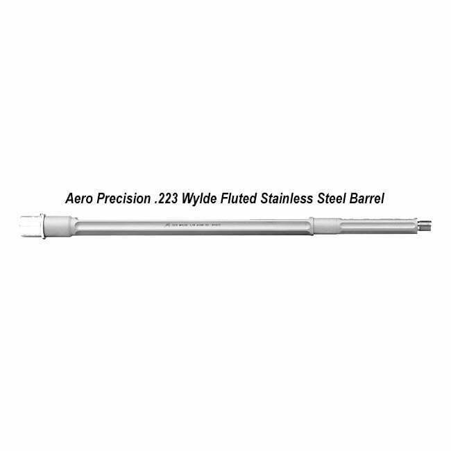 Aero Precision .223 Wylde Fluted Stainless Steel Barrel - Image 1
