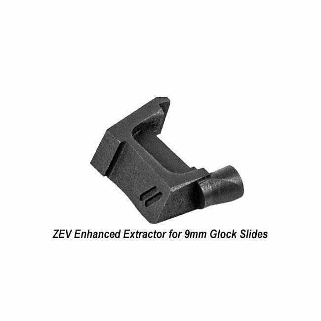 ZEV Enhanced Extractor for 9mm Glock Slides - Image 1