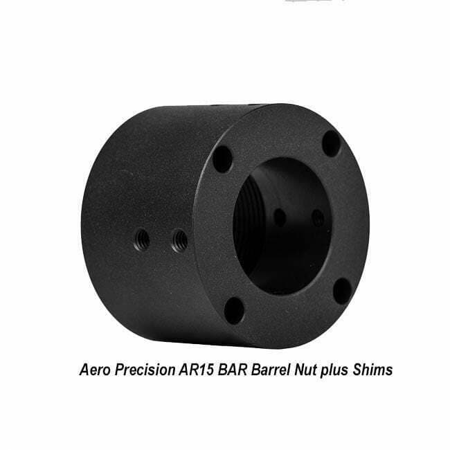 Aero Precision AR15 BAR Barrel Nut plus Shims - Thumbnail 1