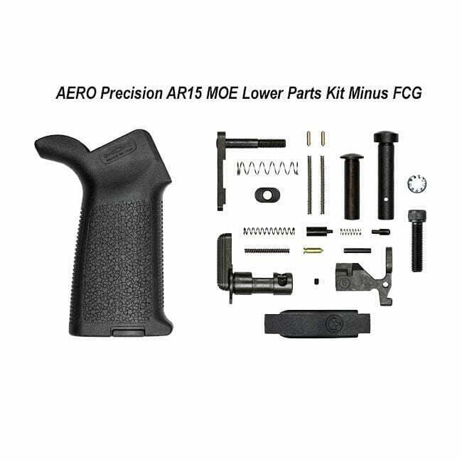 AERO Precision AR15 MOE Lower Parts Kit Minus FCG - Thumbnail 1