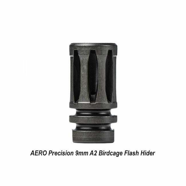 AERO Precision 9mm A2 Birdcage Flash Hider - Thumbnail 1