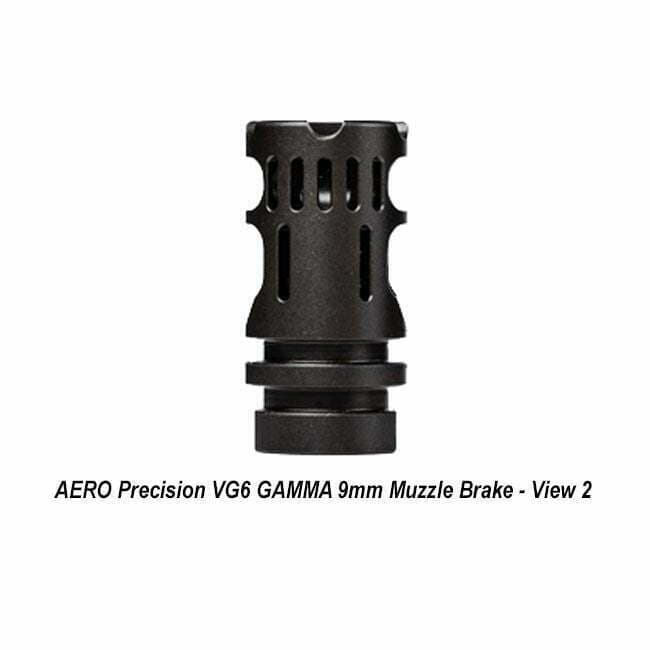 AERO Precision VG6 GAMMA 9mm Muzzle Brake - Thumbnail 2