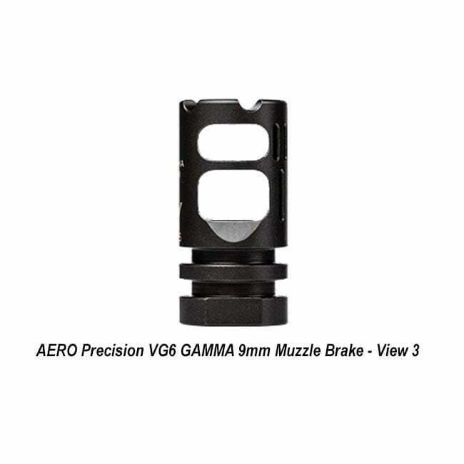 AERO Precision VG6 GAMMA 9mm Muzzle Brake - Thumbnail 3