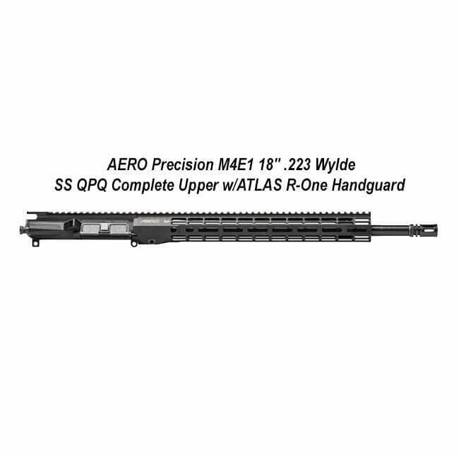 AERO Precision M4E1 18" .223 Wylde SS QPQ Complete Upper w/ATLAS R-One Handguard - Thumbnail 1