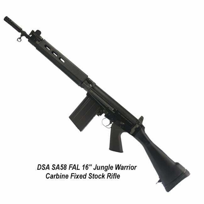 DSA SA58 FAL 16" Jungle Warrior Carbine Fixed Stock Rifle - Thumbnail 1