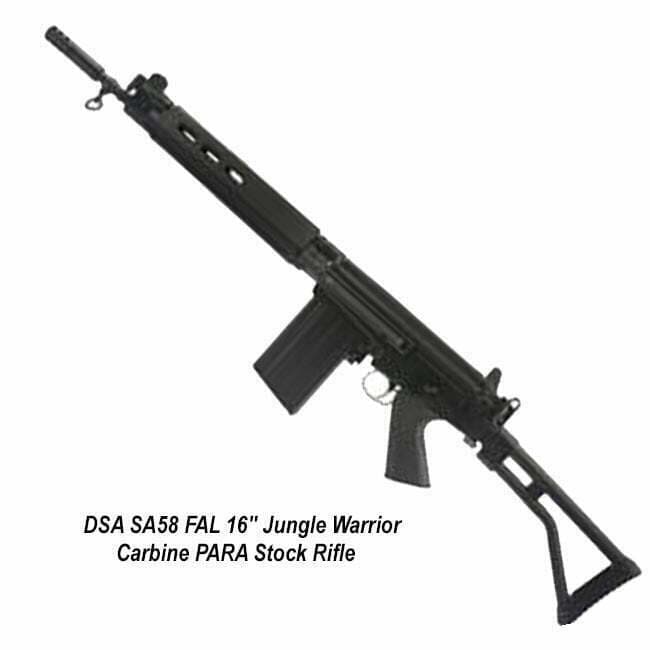 DSA SA58 FAL 16" Jungle Warrior Carbine PARA Stock Rifle - Thumbnail 1