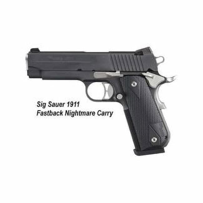 Sig Sauer 1911 Fastback Nightmare Carry - Thumbnail 1