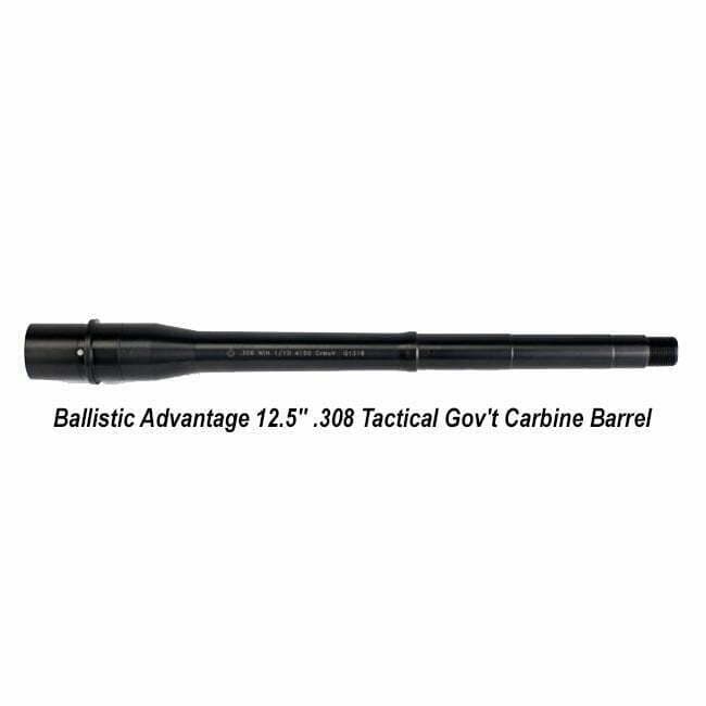 Ballistic Advantage 12.5" .308 Tactical Gov't Carbine Barrel - Thumbnail 1