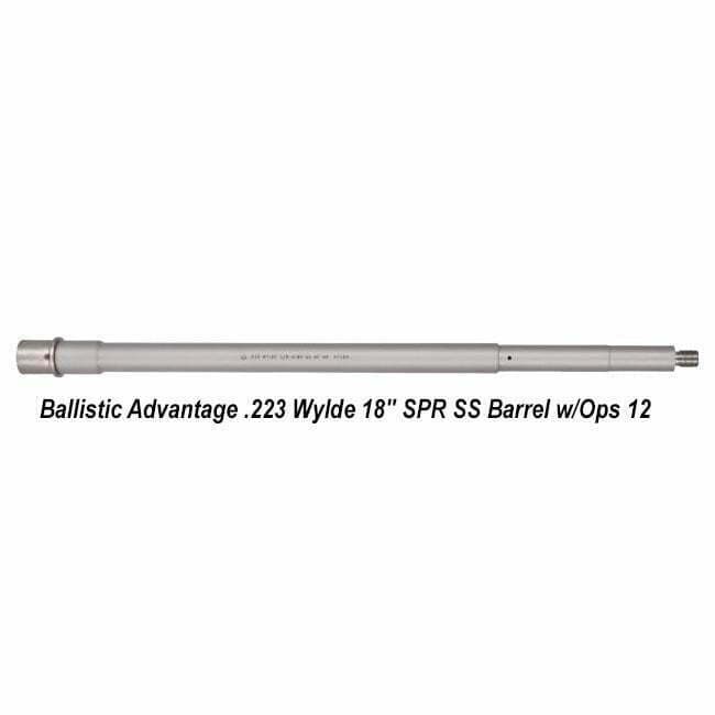 Ballistic Advantage .223 Wylde 18" SPR SS Barrel w/Ops 12 - Thumbnail 1