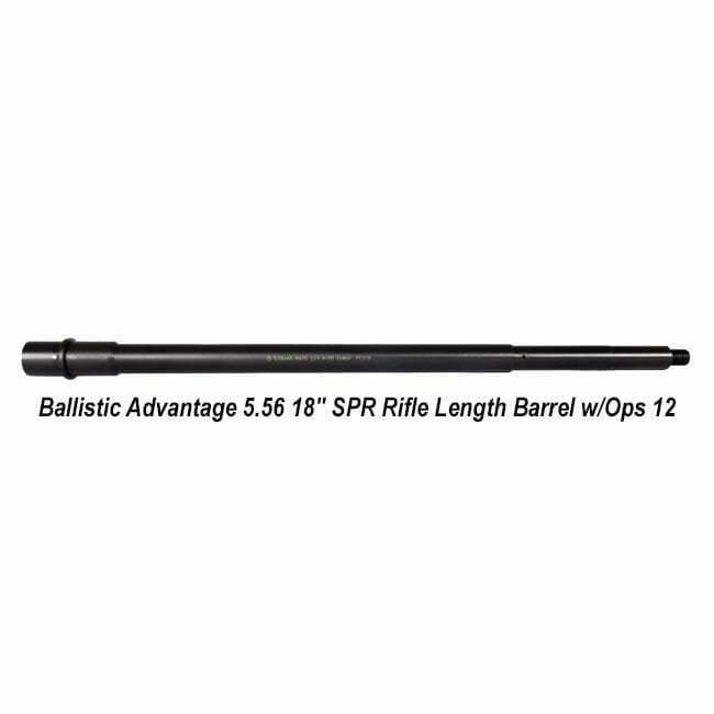 Ballistic Advantage 5.56 18" SPR Rifle Length Barrel w/Ops 12 - Image 1