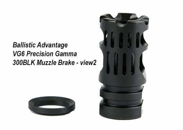 Ballistic Advantage VG6 Precision Gamma 300BLK Muzzle Brake - Thumbnail 2