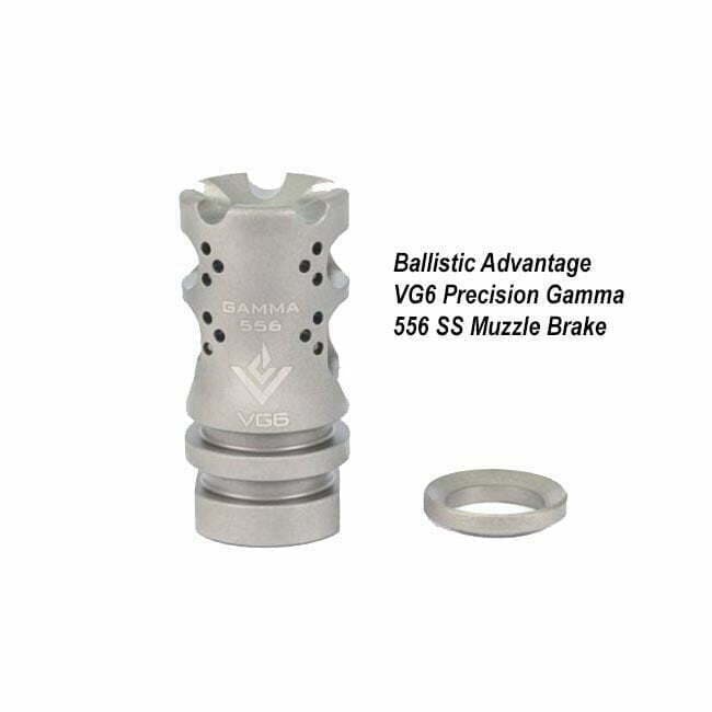 Ballistic Advantage VG6 Precision Gamma 556 SS Muzzle Brake - Thumbnail 1