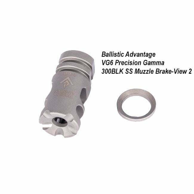 Ballistic Advantage VG6 Precision Gamma 300BLK SS Muzzle Brake - Thumbnail 2