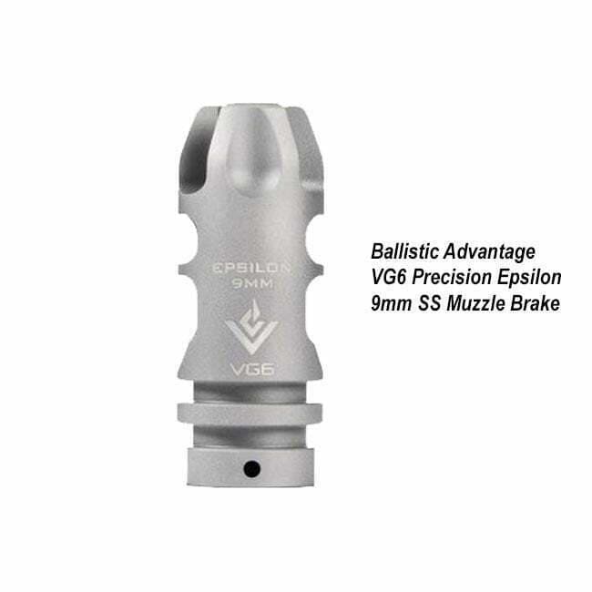 Ballistic Advantage VG6 Precision Epsilon 9mm SS Muzzle Brake - Thumbnail 1