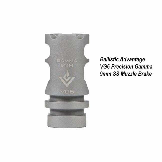 Ballistic Advantage VG6 Precision Gamma 9mm SS Muzzle Brake - Thumbnail 1