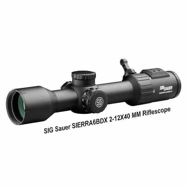 SIG Sauer SIERRA6BDX 2-12X40 MM Riflescope - Thumbnail 1