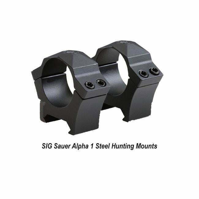 SIG Sauer Alpha 1 Steel Hunting Mounts - Image 1