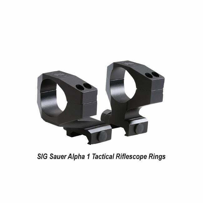 SIG Sauer Alpha 1 Tactical Riflescope Rings - Thumbnail 1