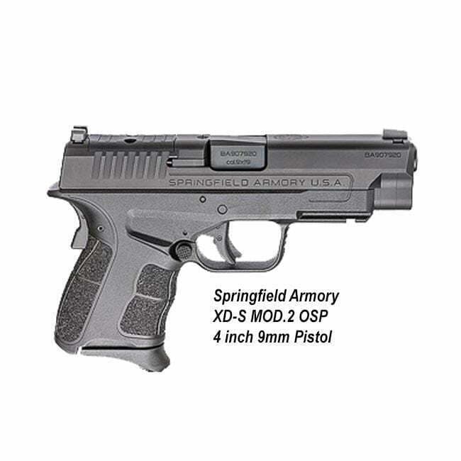 Springfield Armory XD-S MOD.2 OSP 4 inch 9mm Pistol - Thumbnail 1