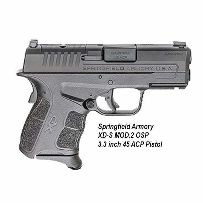 Springfield Armory XD-S MOD.2 OSP 3.3 inch 45 ACP Pistol - Image 1