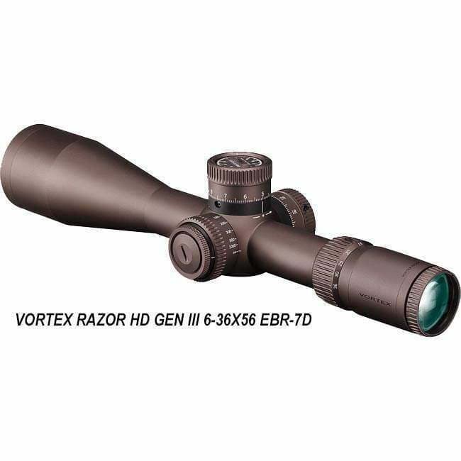 VORTEX RAZOR HD GEN III 6-36X56 EBR-7D - Thumbnail 1