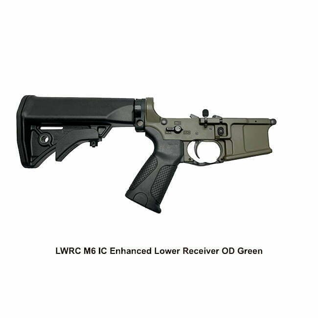LWRC M6 IC Enhanced Lower Receiver OD Green - Thumbnail 2