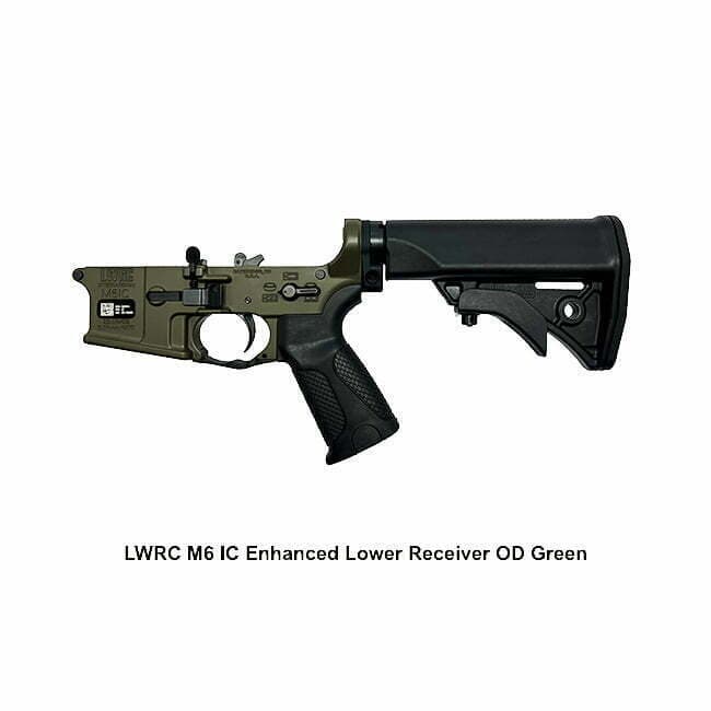 LWRC M6 IC Enhanced Lower Receiver OD Green - Thumbnail 1