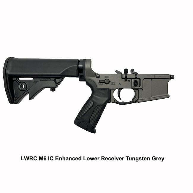 LWRC M6 IC Enhanced Lower Receiver Tungsten Grey - Thumbnail 2