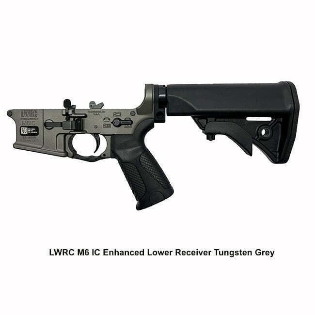 LWRC M6 IC Enhanced Lower Receiver Tungsten Grey - Thumbnail 1