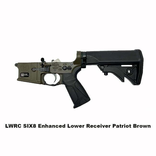 LWRC SIX8 Lower Receiver Patriot Brown - Thumbnail 1