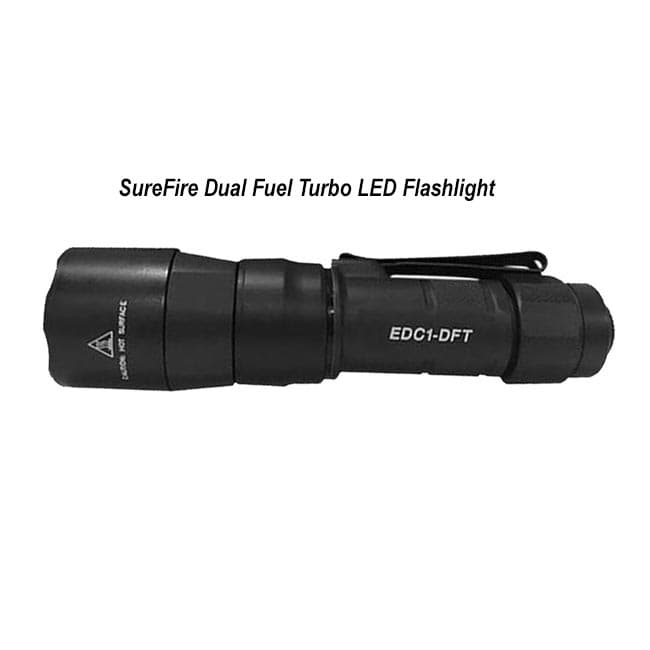 SureFire Dual Fuel Turbo LED Flashlight - Thumbnail 1