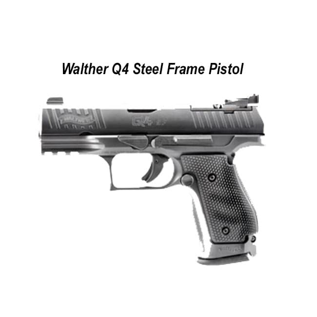 Walther Q4 Steel Frame Pistol - Image 1