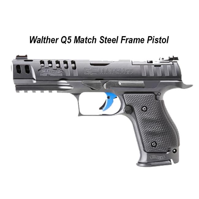 Walther Q5 Match Steel Frame Pistol - Image 1