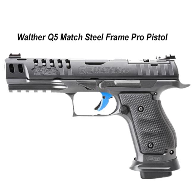 Walther Q5 Match Steel Frame Pro Pistol - Image 1
