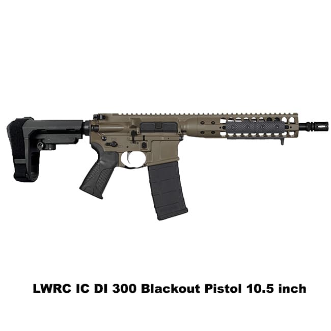 LWRC IC DI 300 Blackout Pistol FDE - Thumbnail 2